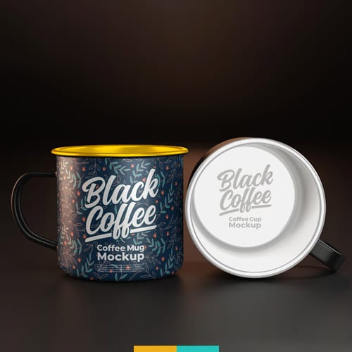 موکاپ ماگ دوتایی