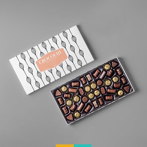 موکاپ جعبه شکلات