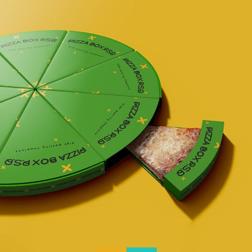 موکاپ جعبه پیتزا