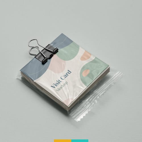 موکاپ بسته برگه یادداشت