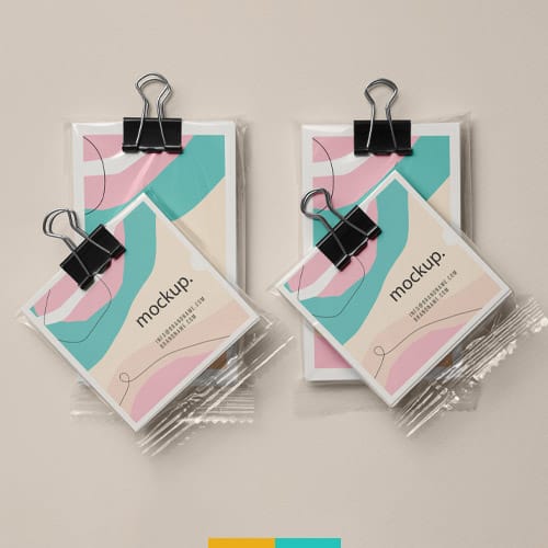 موکاپ بسته برگه یادداشت