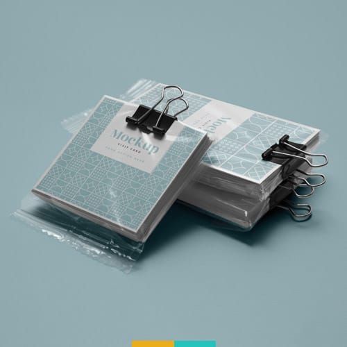 موکاپ بسته برگه یادداشت