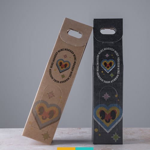 موکاپ جعبه ایستاده