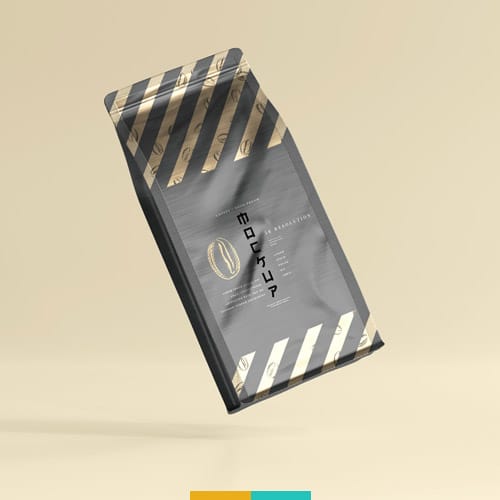 موکاپ بسته بندی قهوه