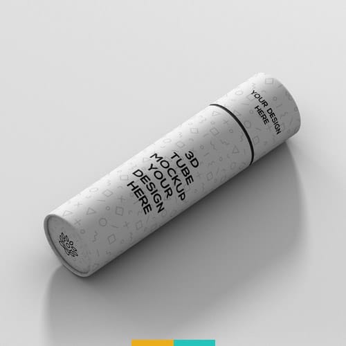 موکاپ قوطی استوانه