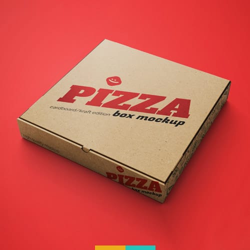 موکاپ جعبه پیتزا