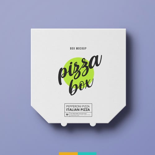 موکاپ جعبه پیتزا