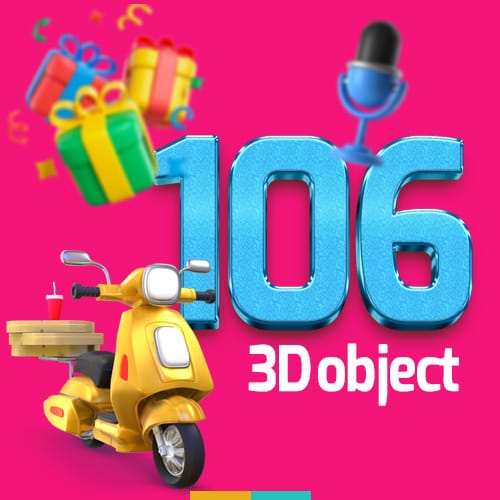 106 فایل اشیا (سه بعدی)