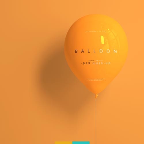 موکاپ بادکنک استودیو مهدی ثمن گویی