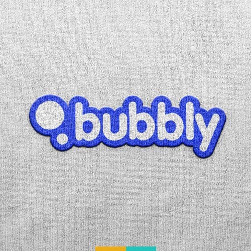 موکاپ لوگو دوختنی استودیو مهدی ثمن گویی