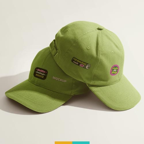 موکاپ کلاه نقاب دار استودیو مهدی ثمن گویی