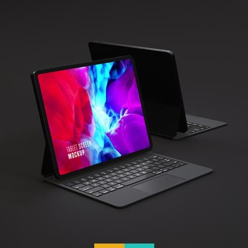 موکاپ لپ تاپ استودیو مهدی ثمن گویی