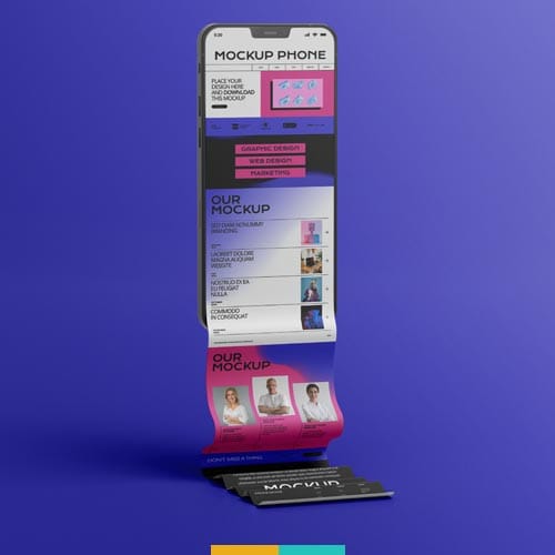 موکاپ یوآی اپلیکیشن استودیو مهدی ثمن گویی