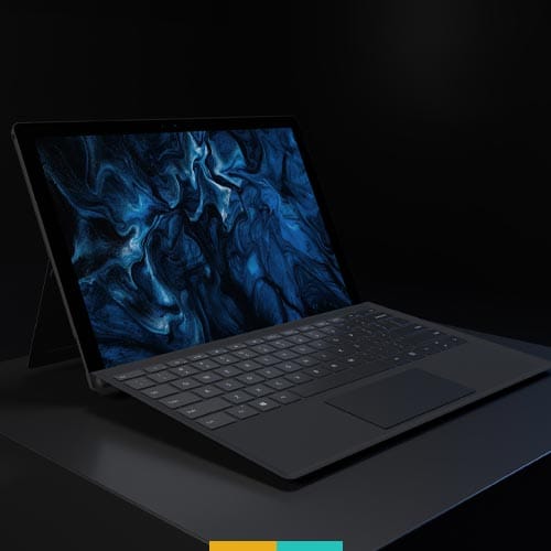 موکاپ لپ تاپ استودیو مهدی ثمن گویی