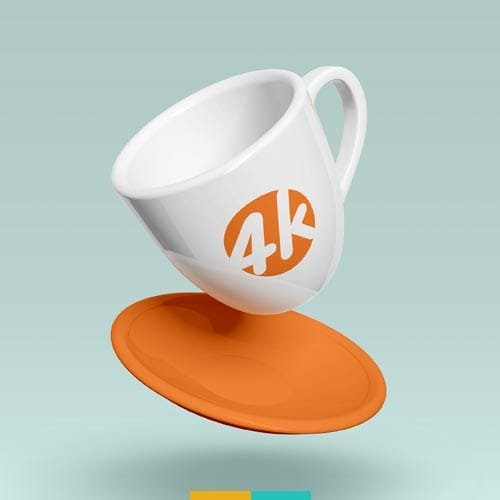 موکاپ فنجان استودیو مهدی ثمن گویی