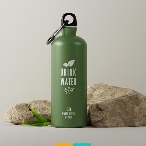 موکاپ فلاسک استودیو مهدی ثمن گویی