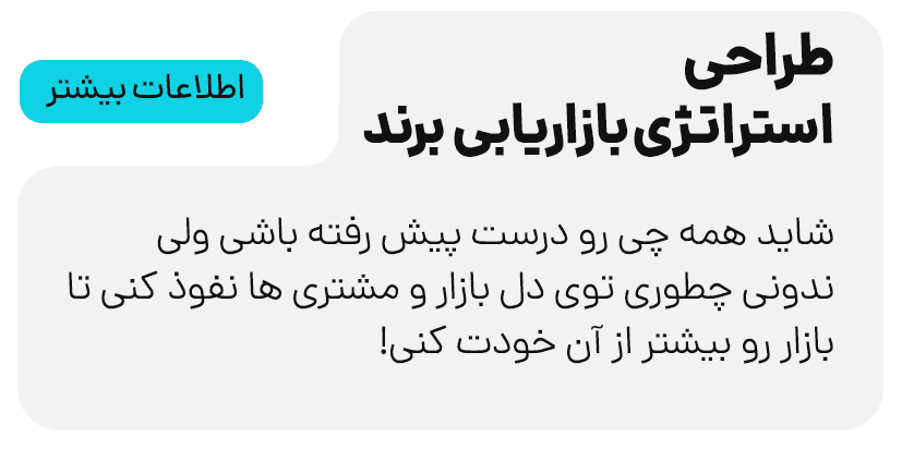 طراحی استراتژی بازاریابی برند استودیو مهدی ثمن گویی