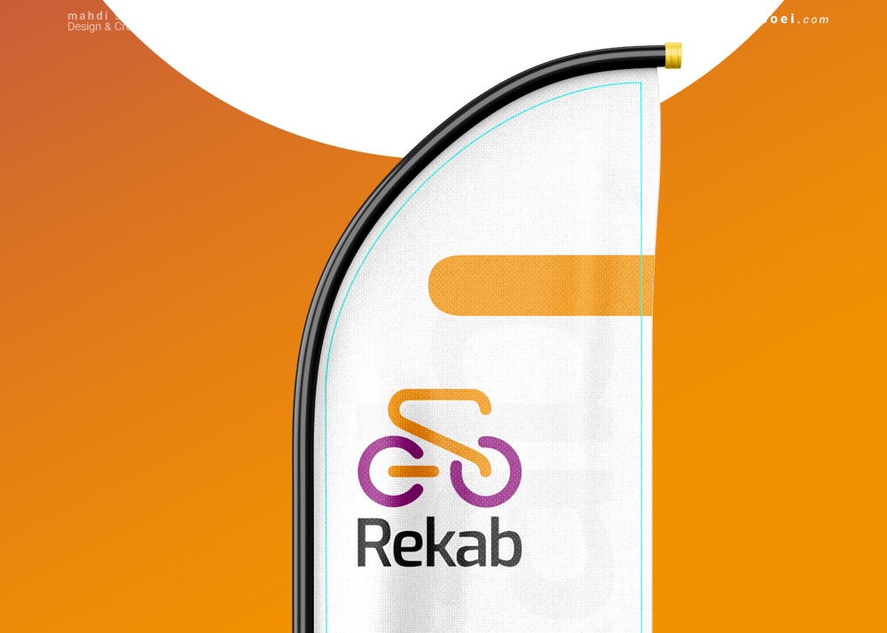 طراحی لوگو رکاب بیزینس کوچ استودیو مهدی ثمن گویی
