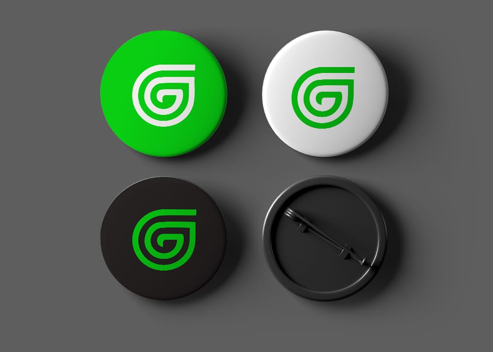 طراحی لوگو خانه سبز استودیو مهدی ثمن گویی