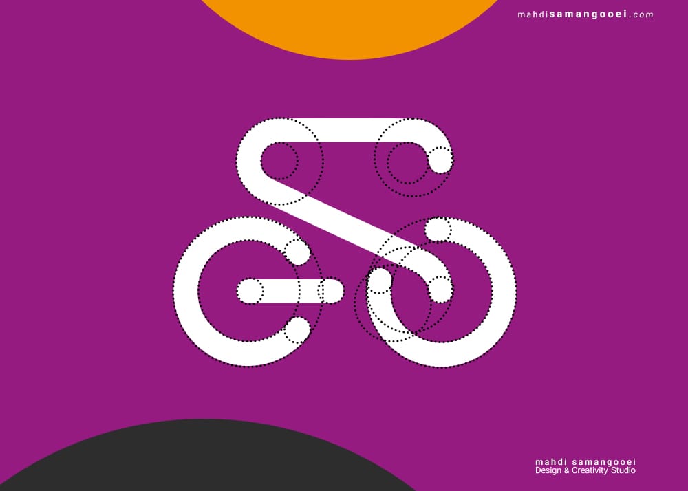 طراحی لوگو رکاب بیزینس کوچ استودیو مهدی ثمن گویی