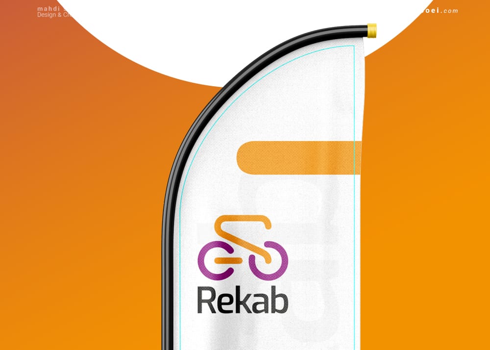 طراحی لوگو رکاب بیزینس کوچ استودیو مهدی ثمن گویی