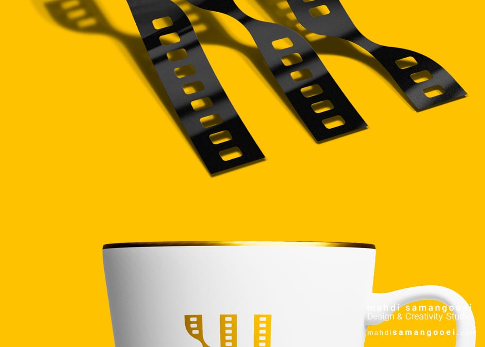 طراحی لوگو meqdas media پلتفرم آنلاین فیلم و سریال استودیو مهدی ثمن گویی