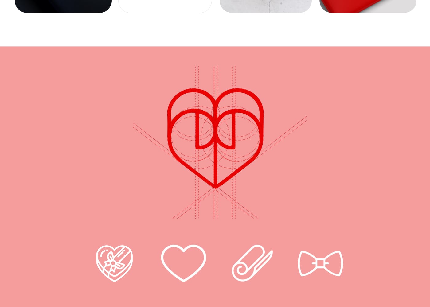 طراحی لوگو دل گستر استودیو مهدی ثمن گویی
