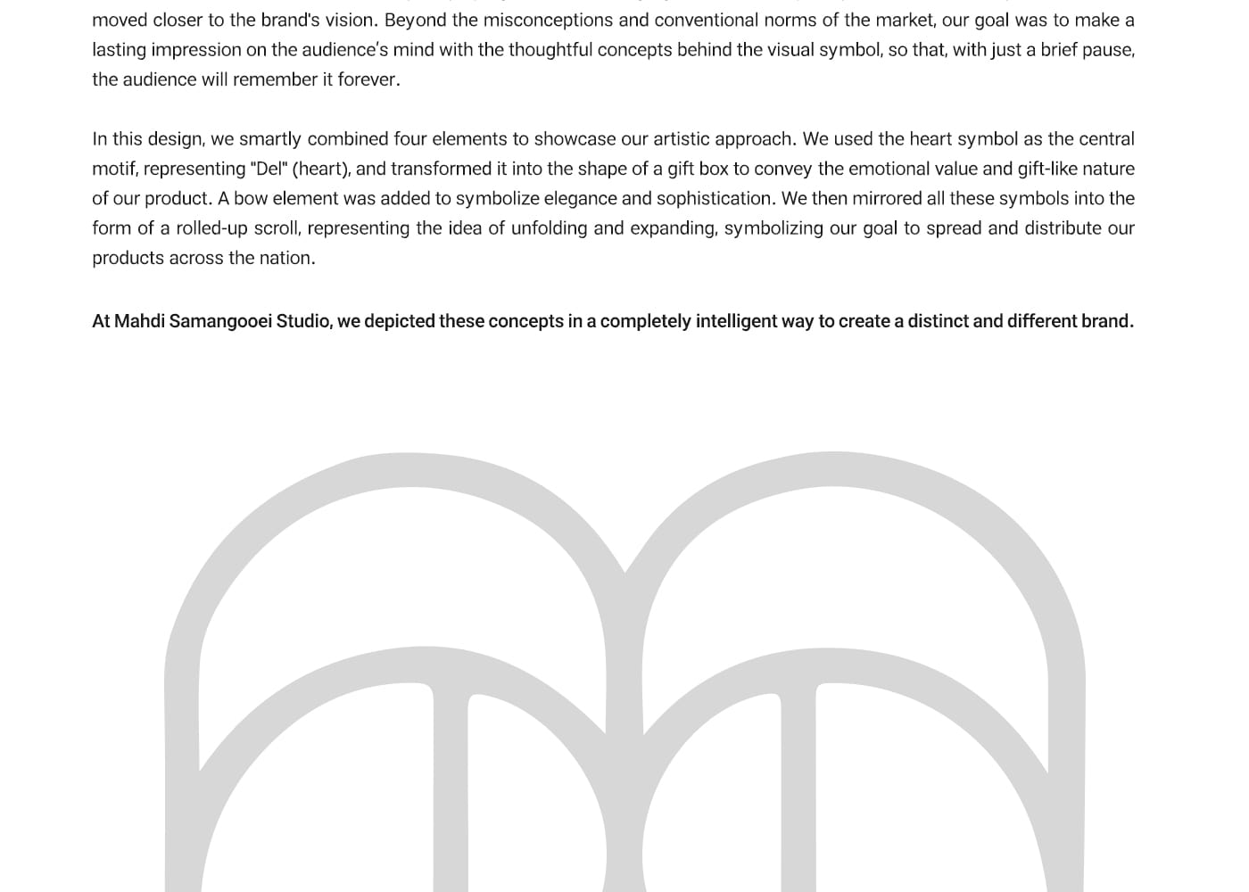 طراحی لوگو دل گستر استودیو مهدی ثمن گویی