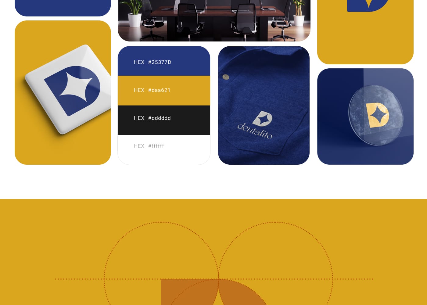 طراحی لوگو دنتالیتو استودیو مهدی ثمن گویی