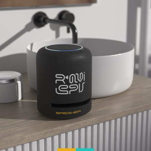 طراحی لوگو راوی رسانه استودیو مهدی ثمن گویی