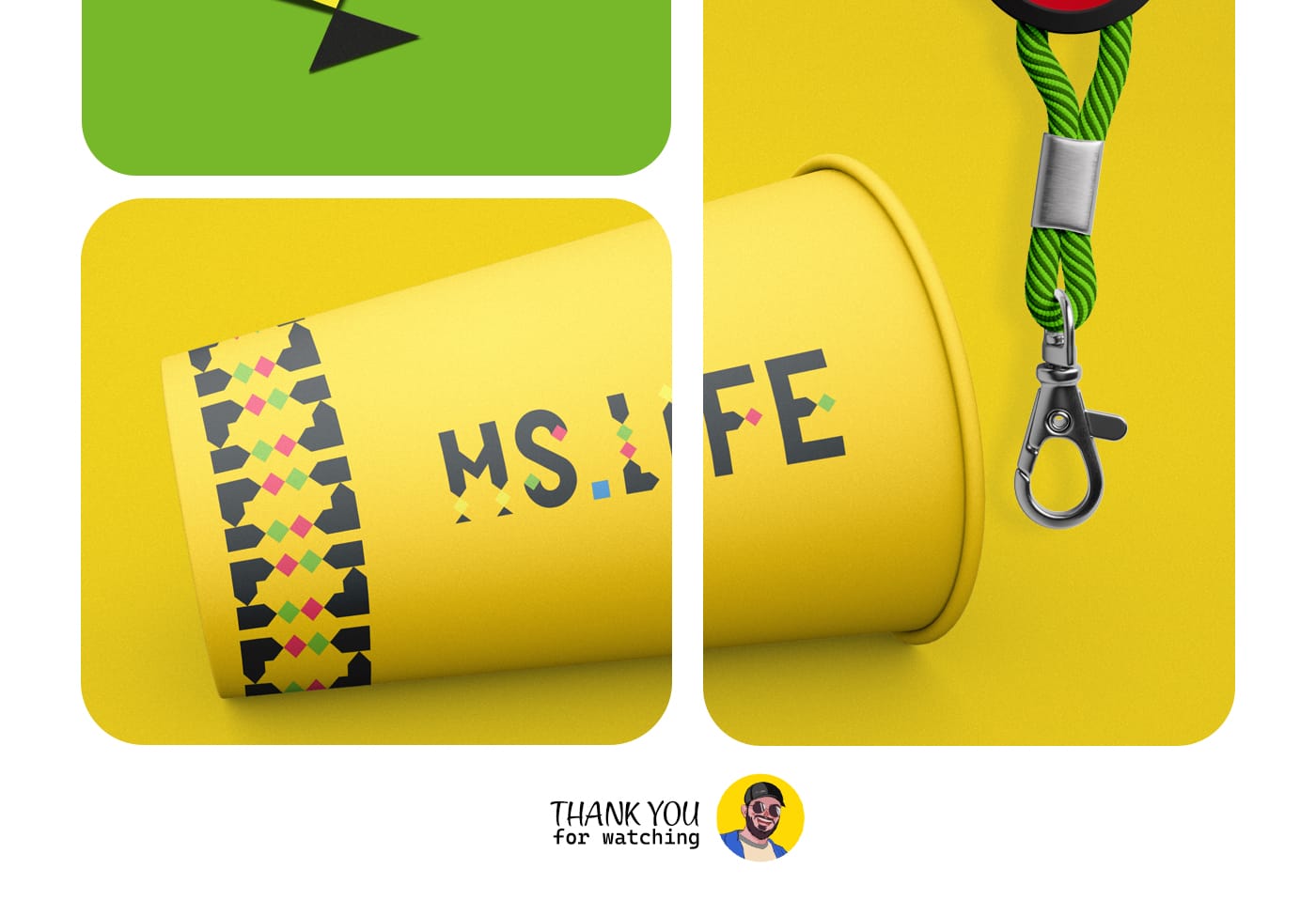 طراحی لوگو MS.LIFE میس لایف استودیو مهدی ثمن گویی