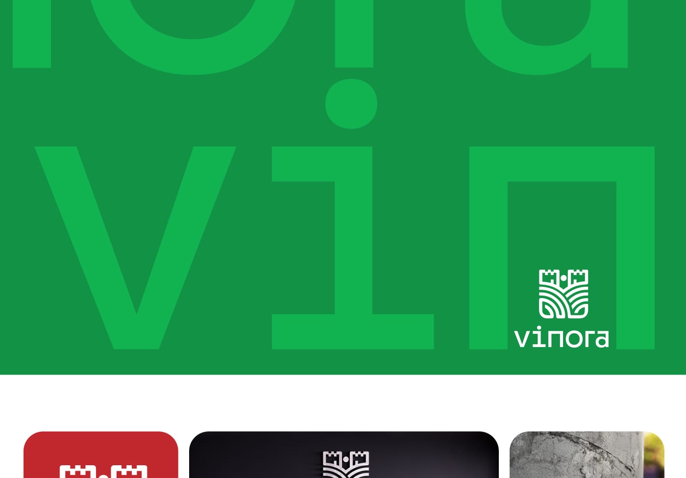 طراحی لوگو وینورا استودیو مهدی ثمن گویی