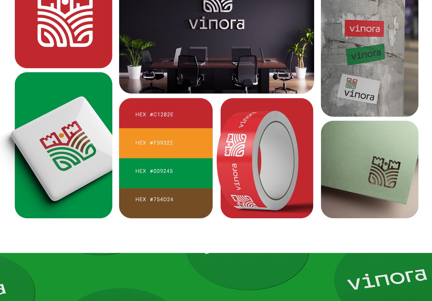 طراحی لوگو وینورا استودیو مهدی ثمن گویی