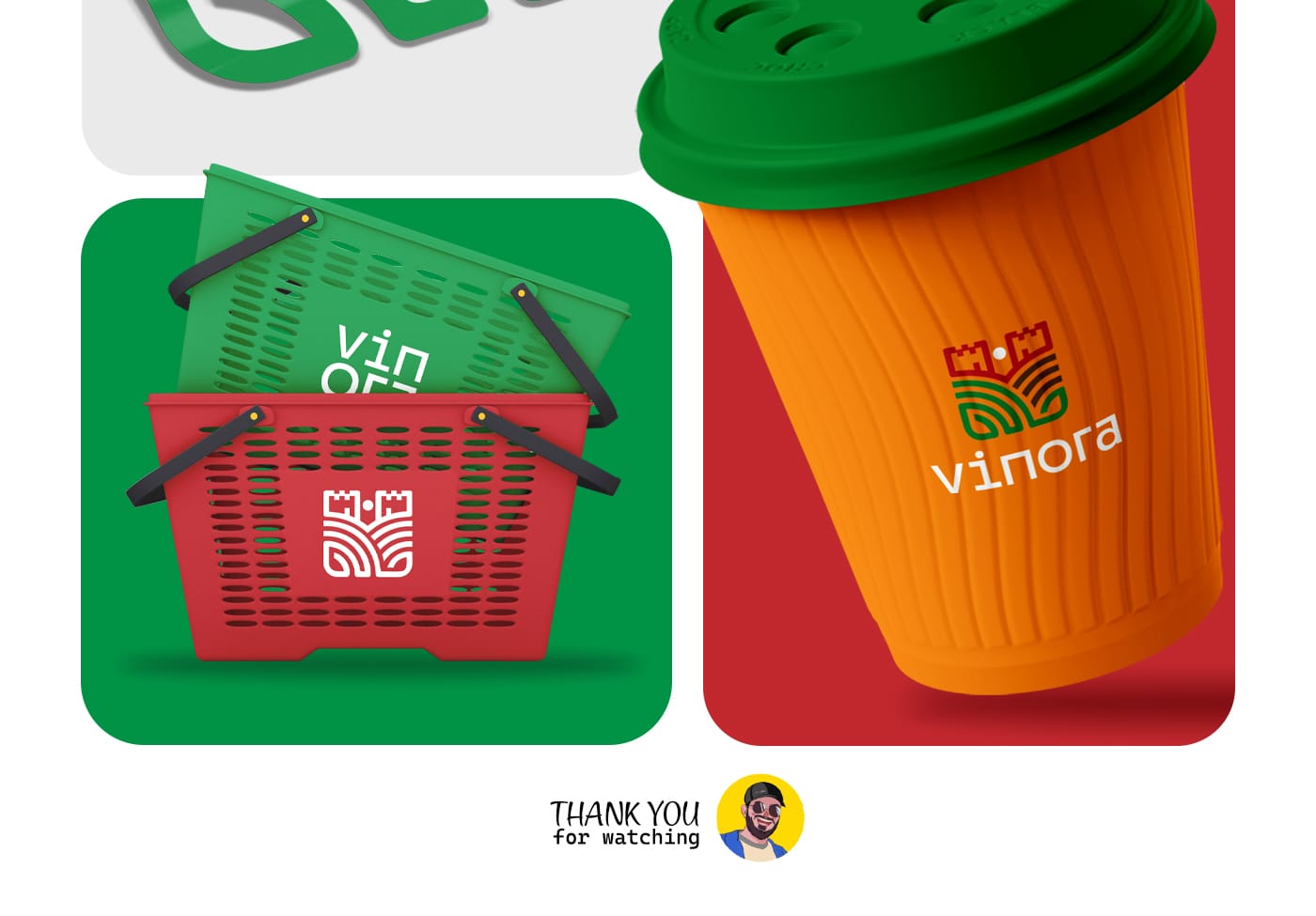 طراحی لوگو وینورا استودیو مهدی ثمن گویی